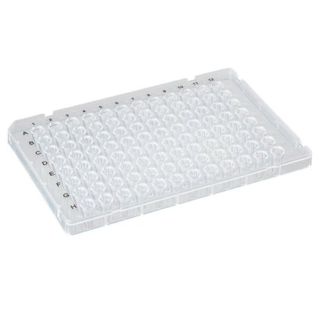 GLOBE SCIENTIFIC 96-well PCR plate, 0.1mL, low profile, PP, natural PK PCR-HS-RR01